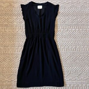 Kate Spade Fluid Crepe Frill Dress